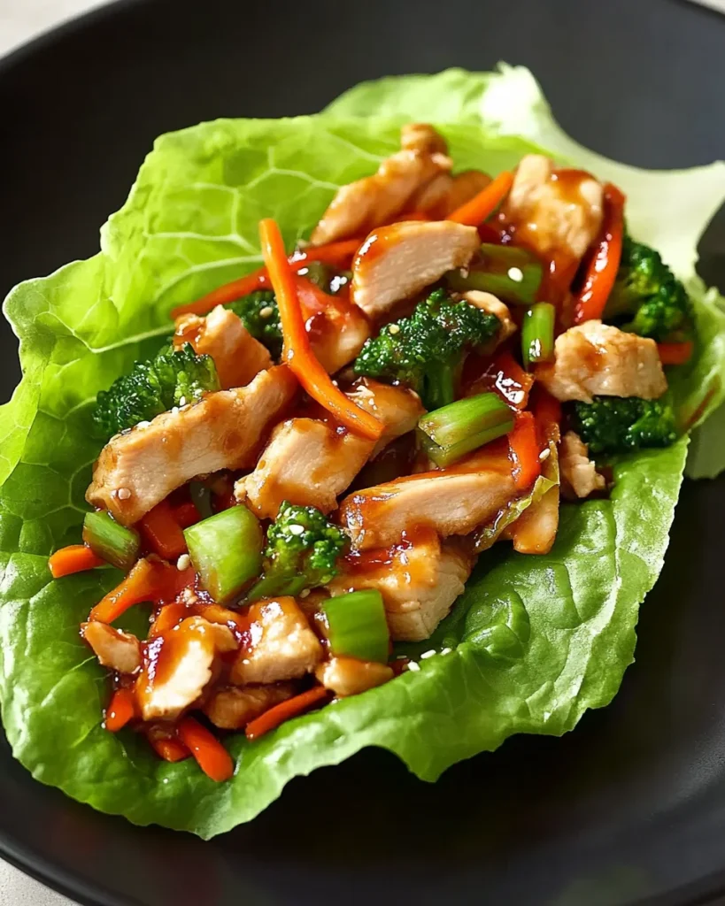 Asian Turkey Lettuce Wraps