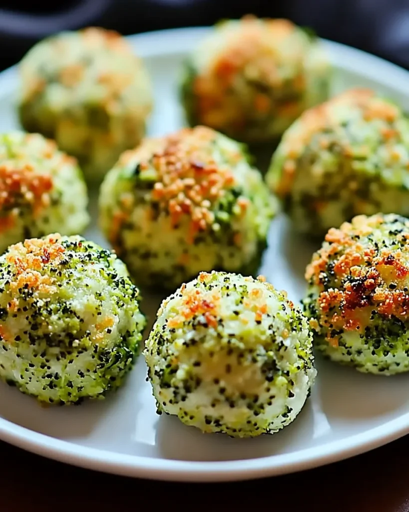 Baked Broccoli Cheese Balls