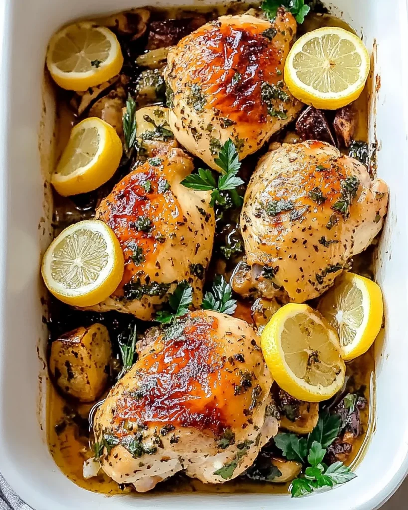 Baked Greek Lemon Chicken