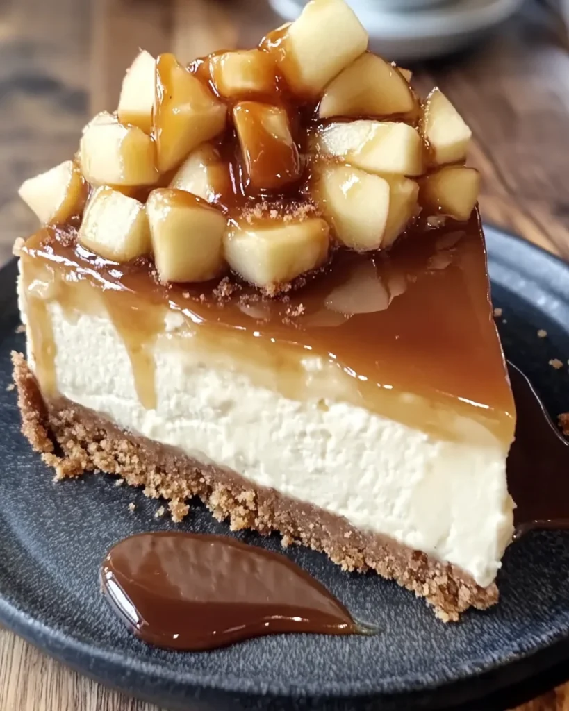 Caramel Apple Cheesecake