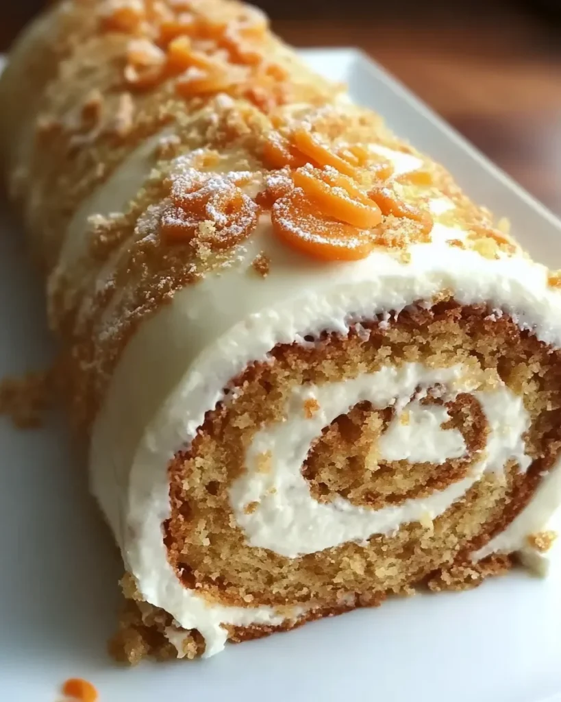 Carrot Cake Roll