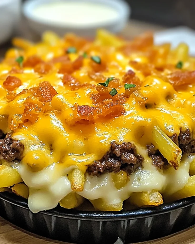 Cheeseburger French Fry Bake