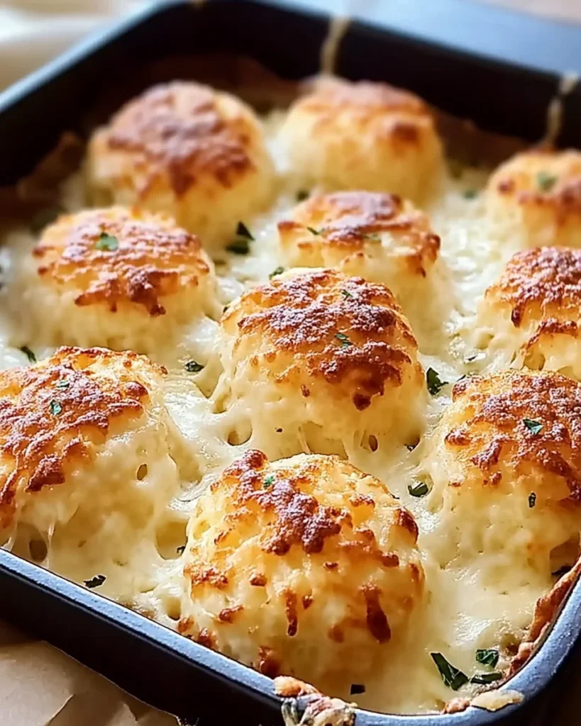 Cheesy Parmesan Mozzarella Bites