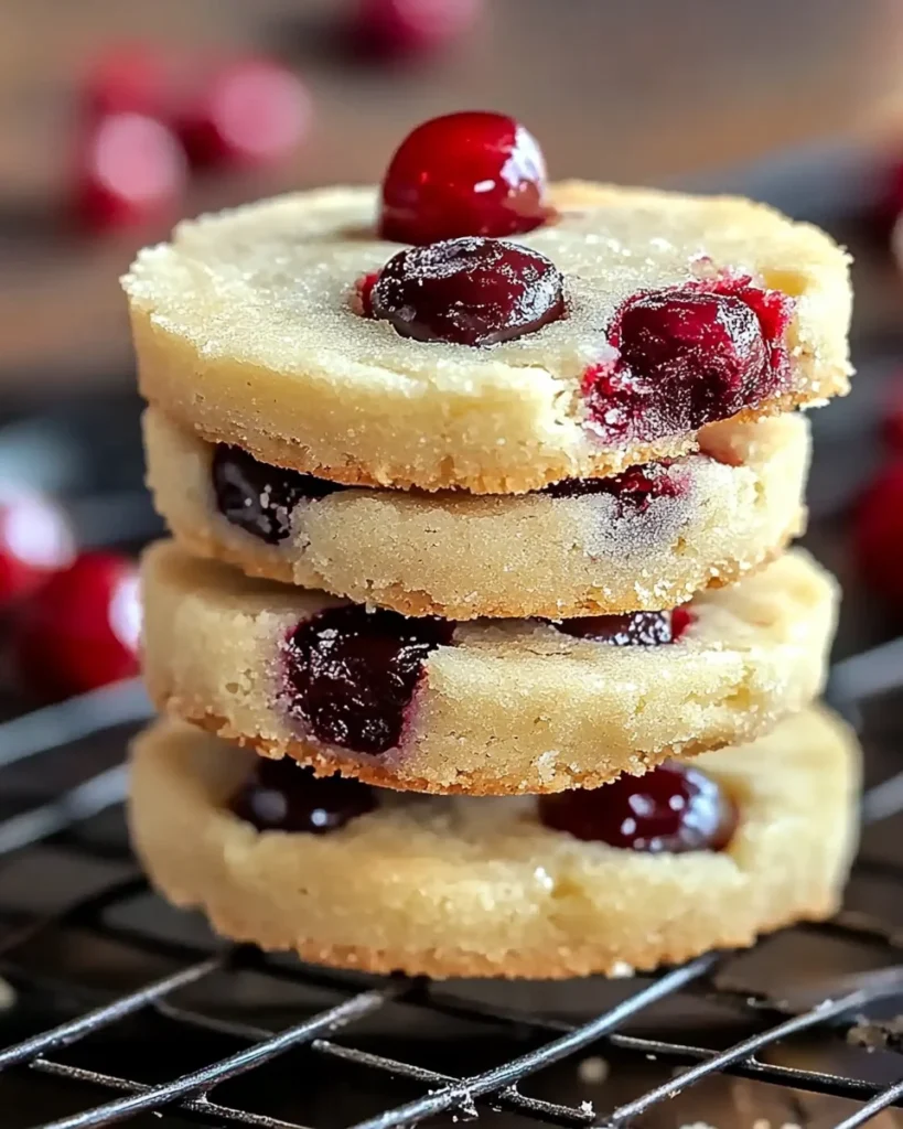 Cherry Chocolate Shortbread