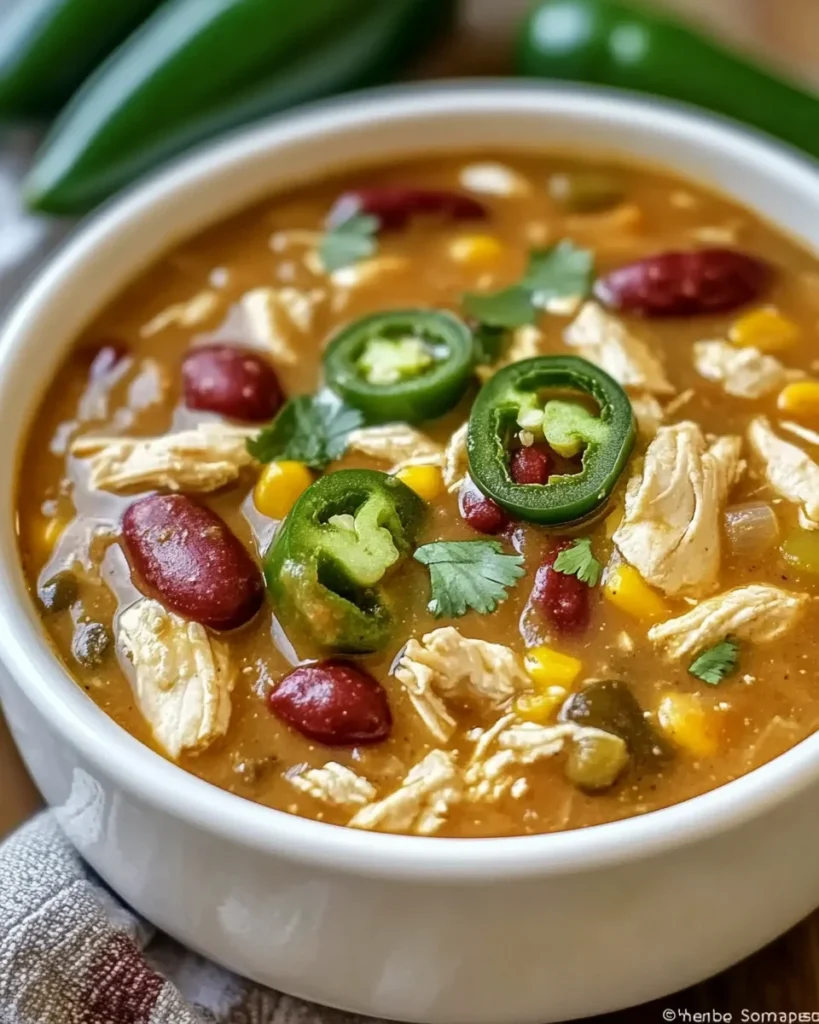 Chicken Jalapeño Popper Chili