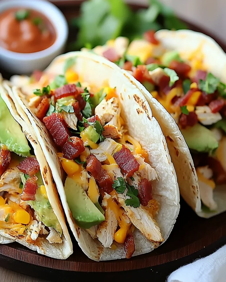 Chicken Turkey Turkey Bacon Ranch Tacos