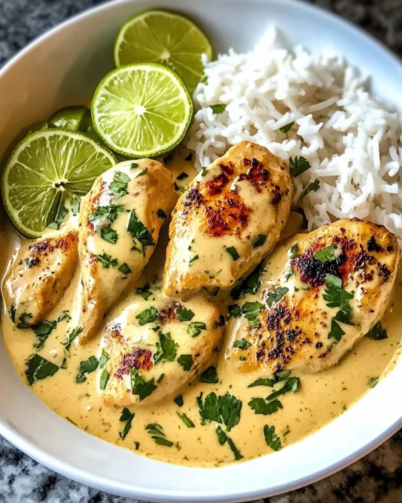 Coconut Lime Chicken Dish