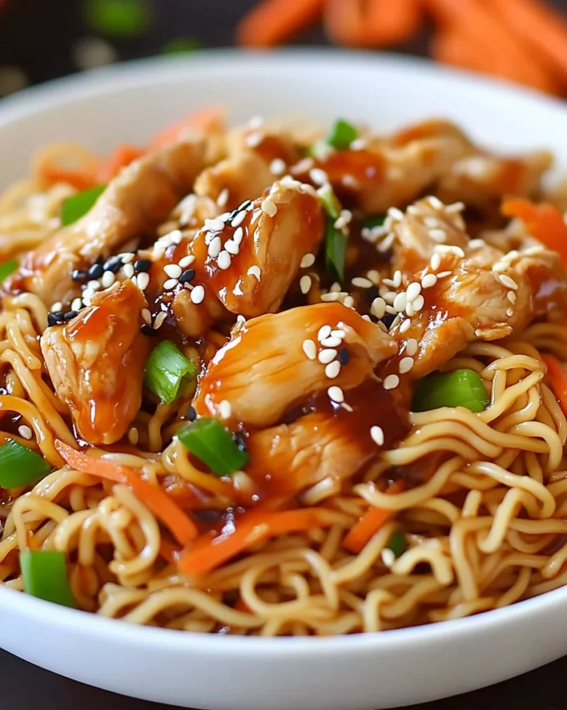 Easy Homemade Chicken Yakisoba