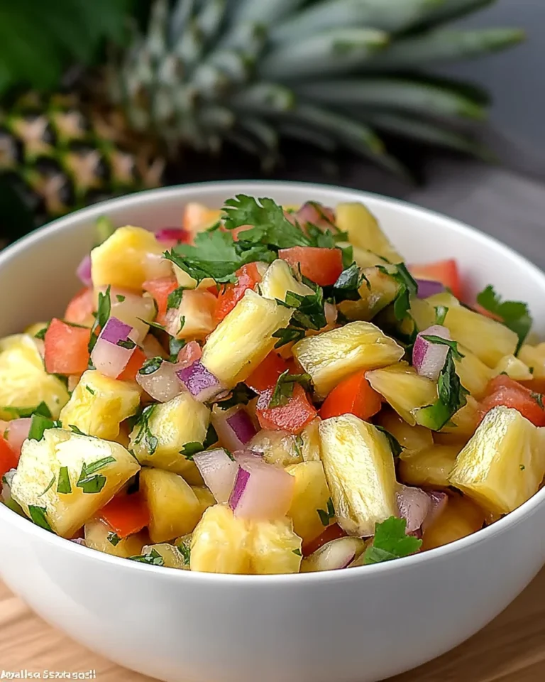 Fresh Pineapple Salsa