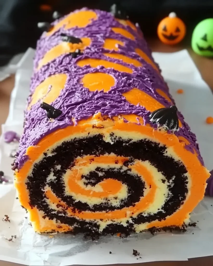 Halloween Cake Roll