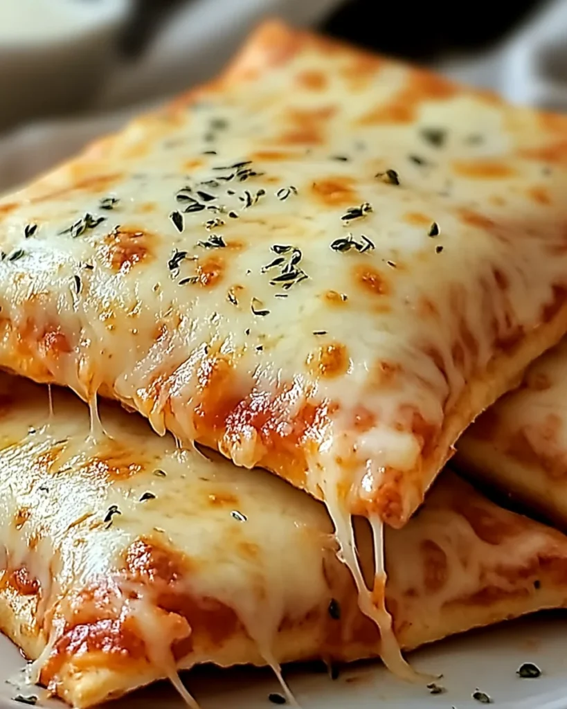 Homemade Cheesy Pizza Pockets