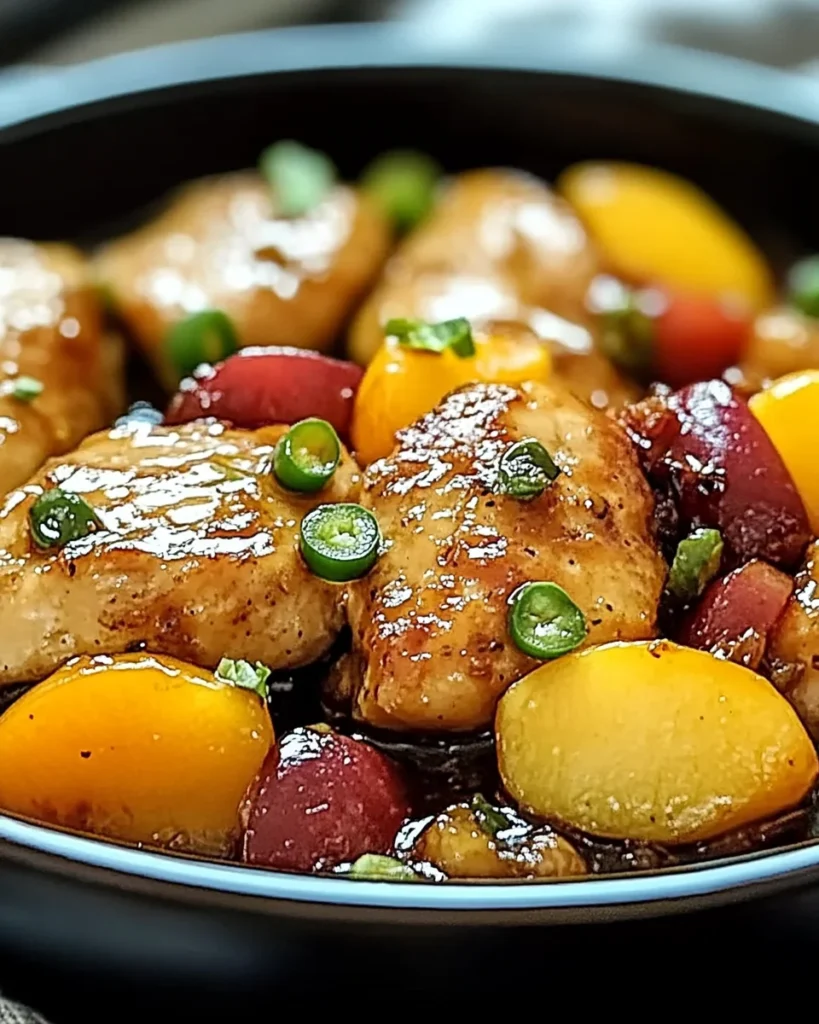 Jalapeno Peach Chicken