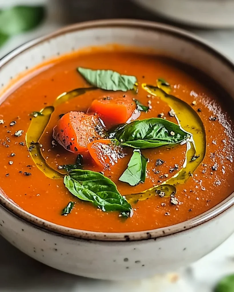 Keto Tomato Soup Bowl