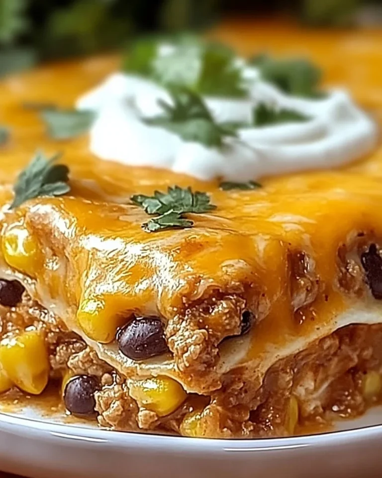 Layered Burrito Casserole