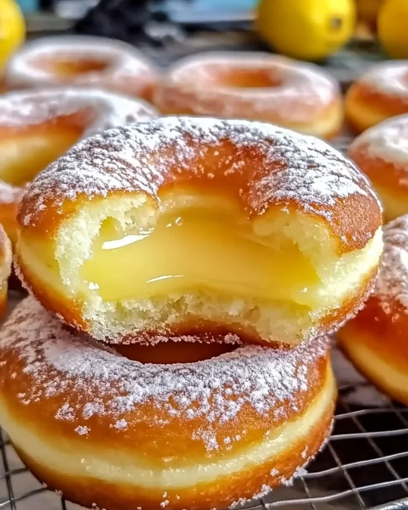 Lemon Filled Donuts