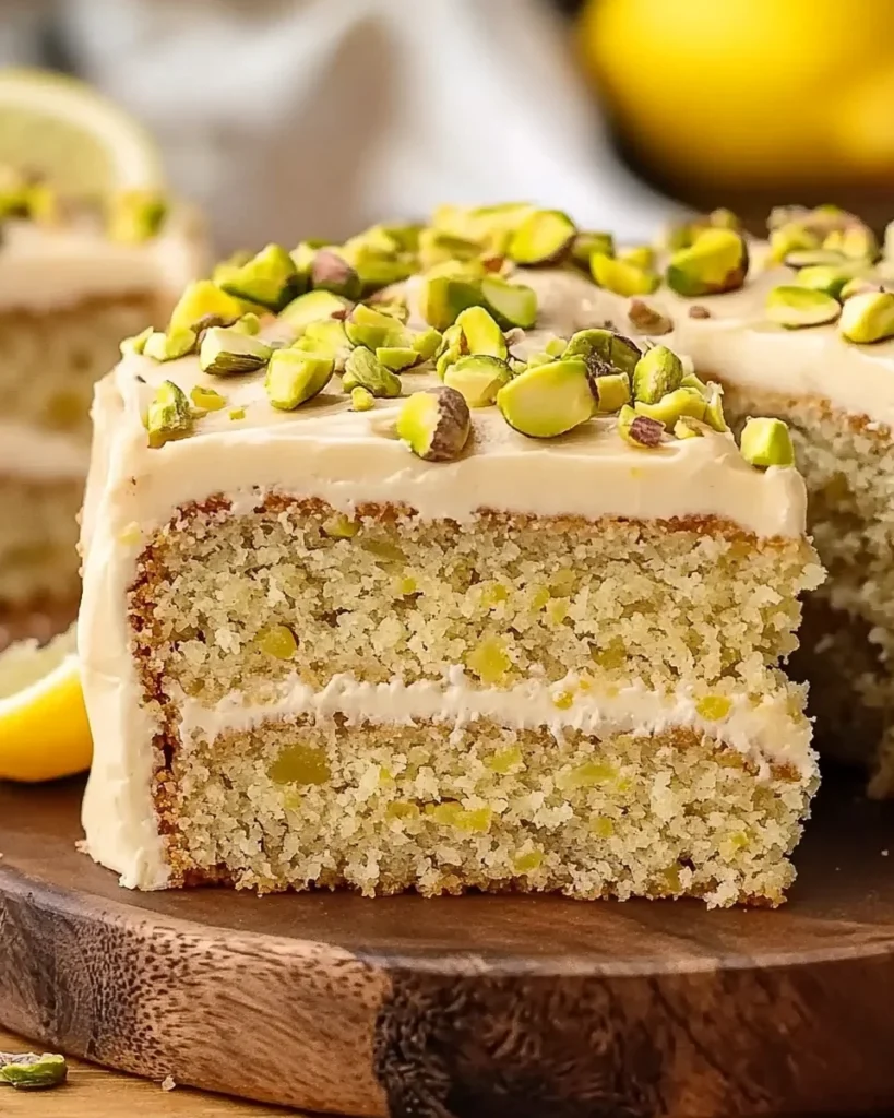 Lemon Pistachio Cake