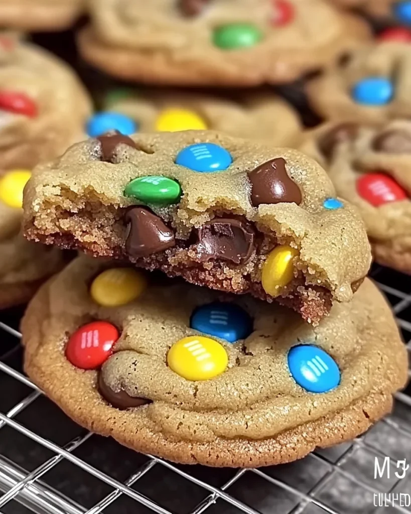 M&M Chocolate Chip Cookies