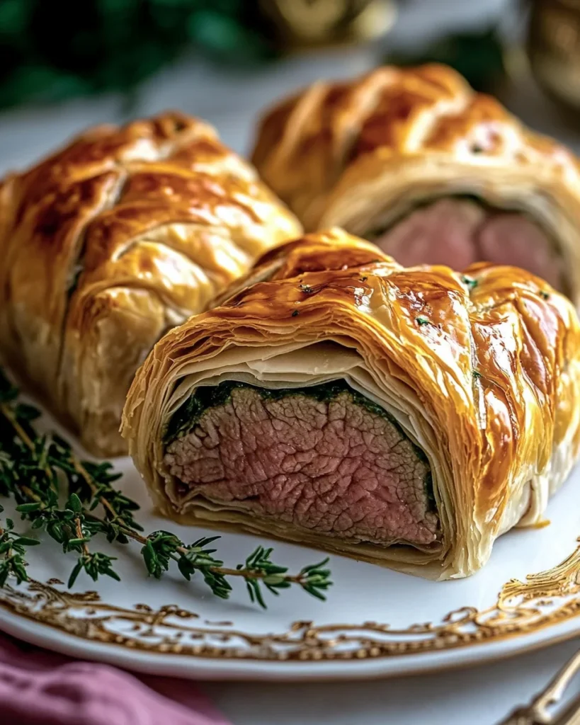Mini Beef Wellington Portions