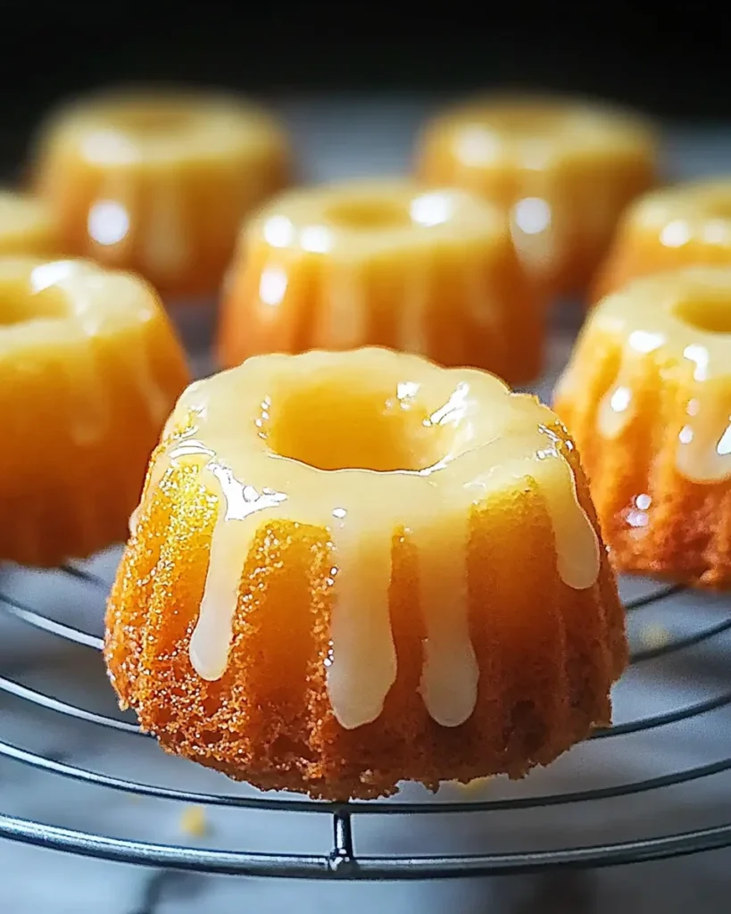 Mini Lemon Bundt Cakes