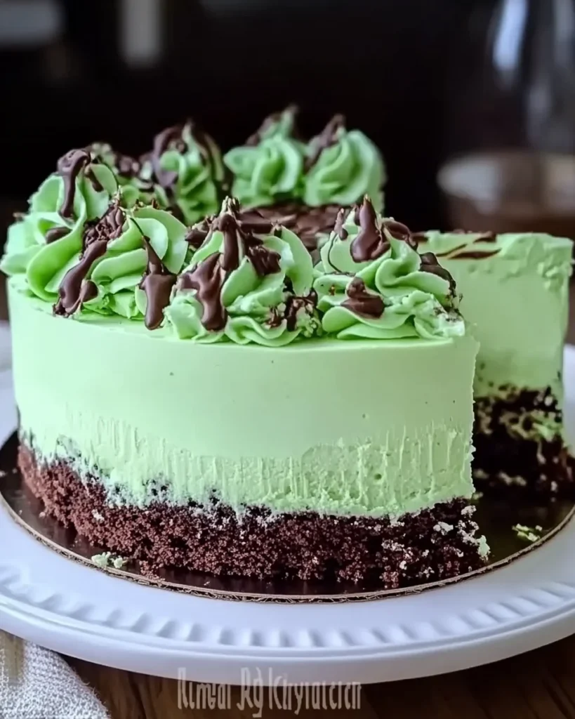 Mint Cheesecake Cake