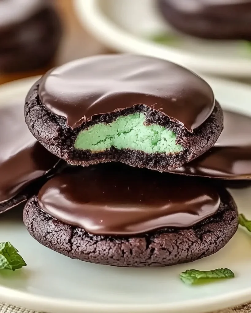 Mint Chocolate Cookies