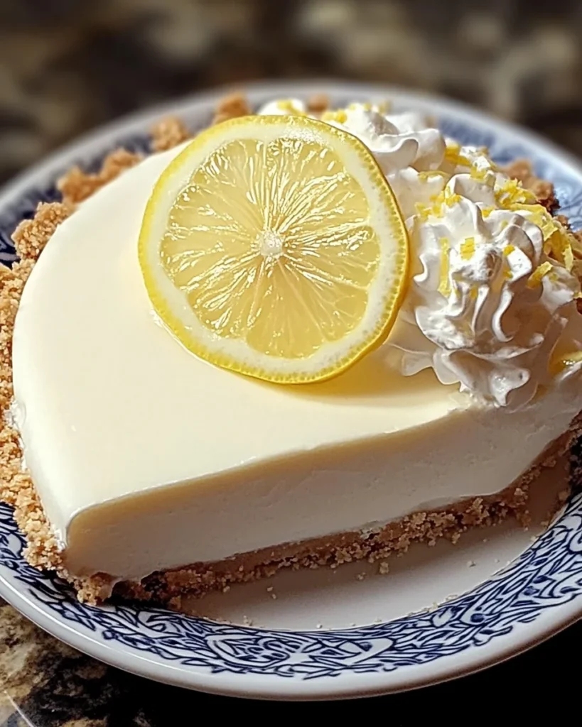 No-Bake Lemonade Pie