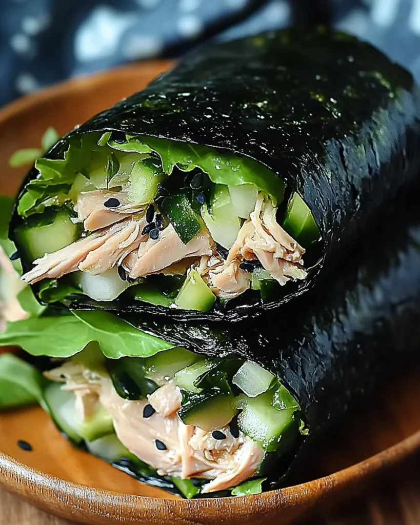 Nori Wraps Tuna Salad Paleo