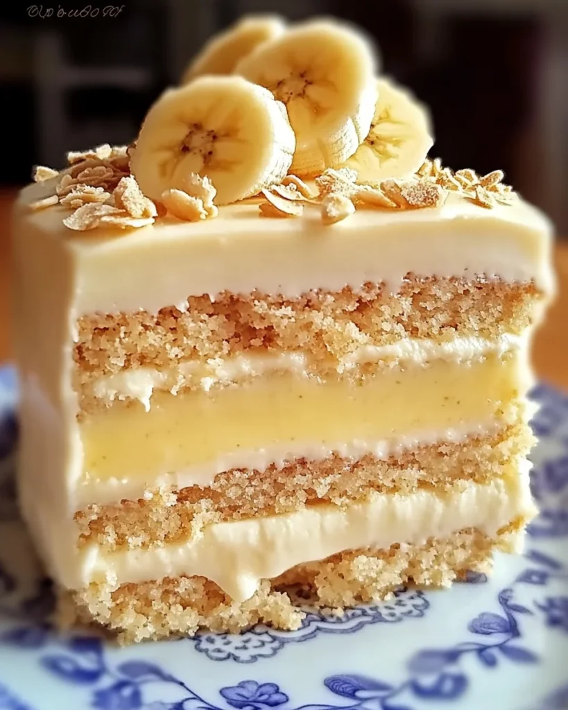 Old School Banana Pudding Cake