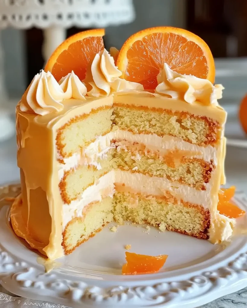 Orange Dreamsicle Cake
