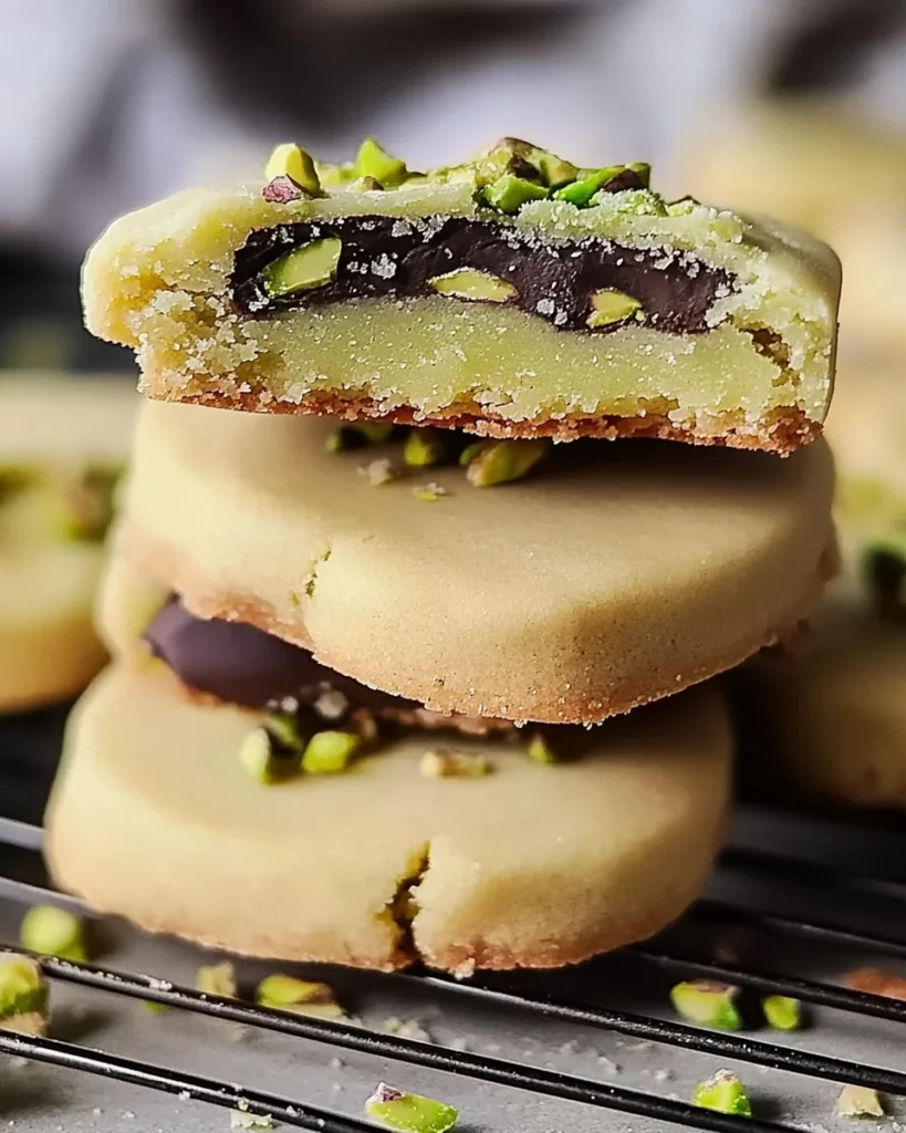 Pistachio Shortbread Cookies
