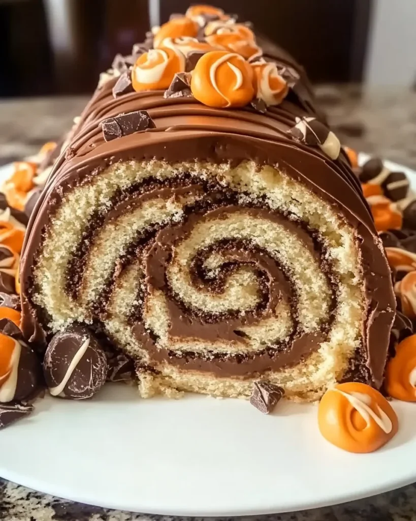 Reese's Roll Cake