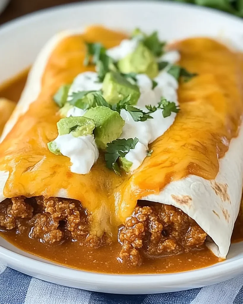 Saucy Wet Burritos Dish