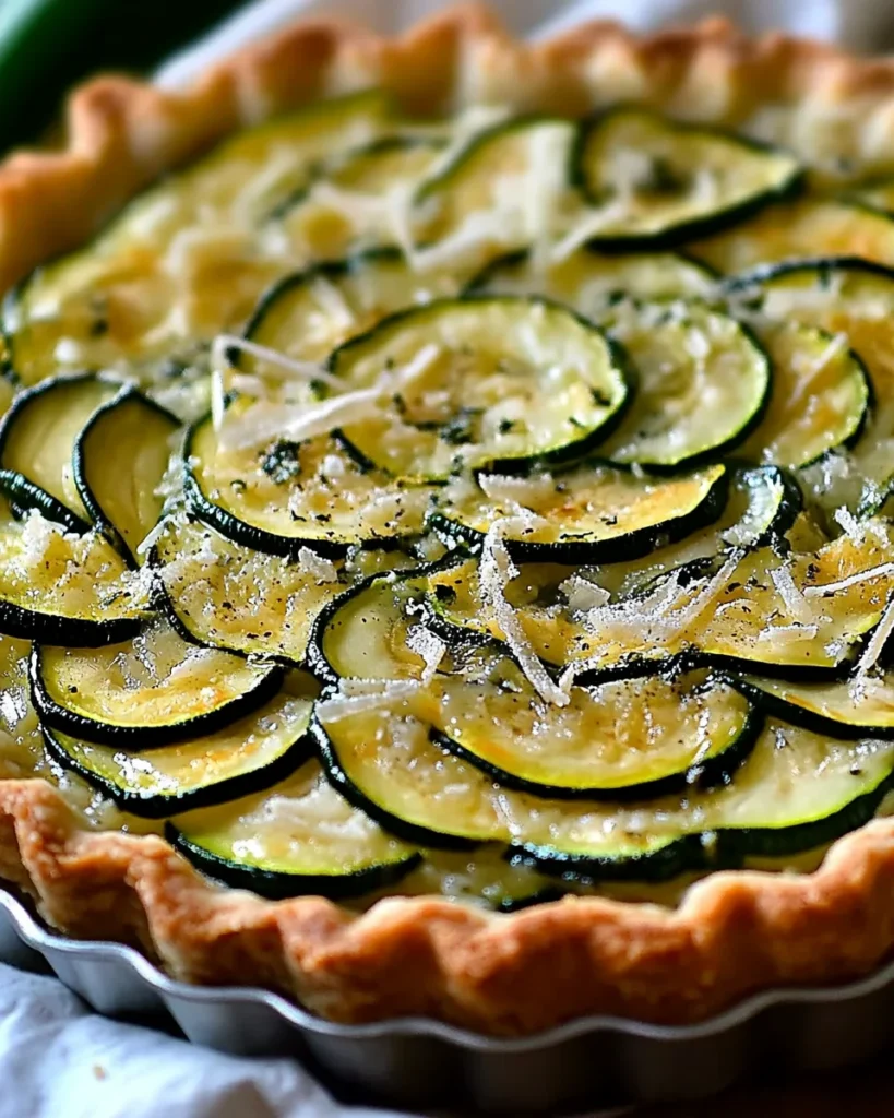 Scarpaccia Zucchini Tart