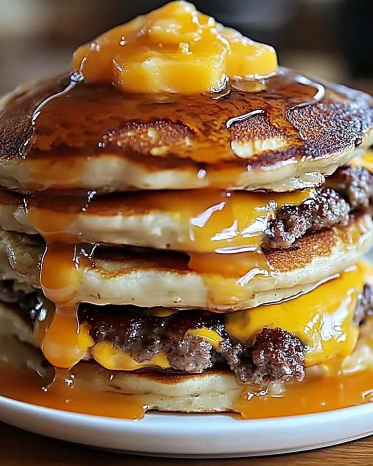 Smash Burger Pancakes Delight