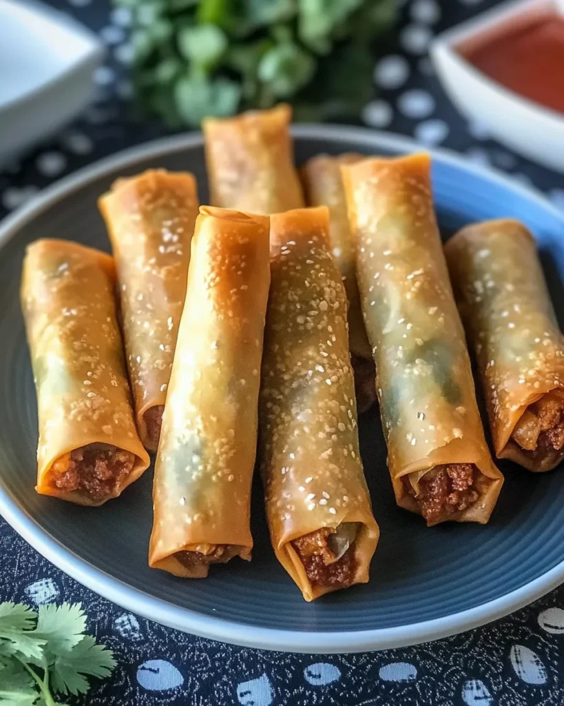 Taco Egg Rolls
