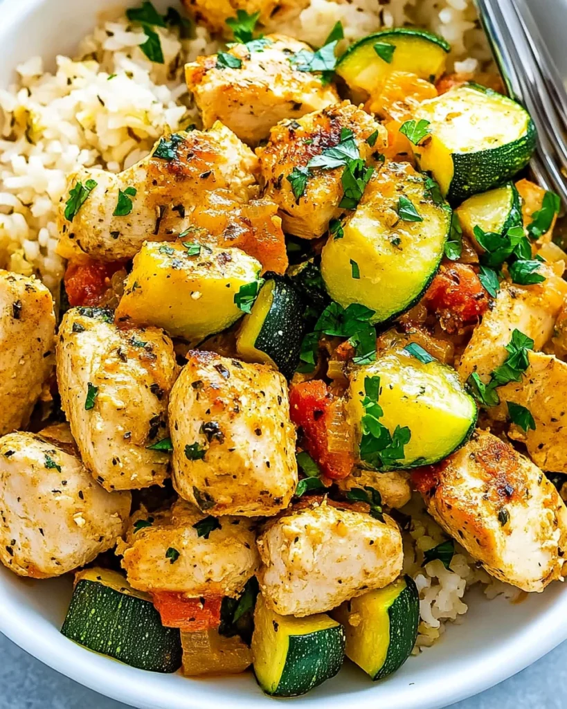 Easy Baked Chicken and Zucchini Recipe