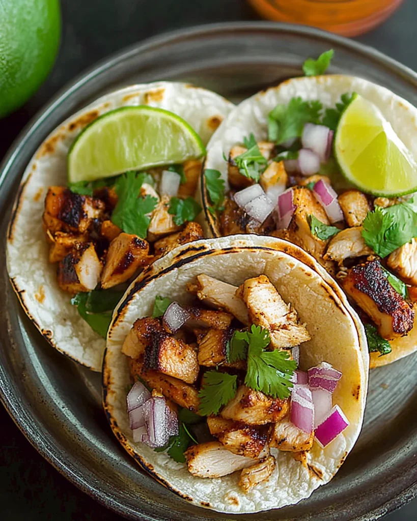 Grilled Chicken Street Tacos