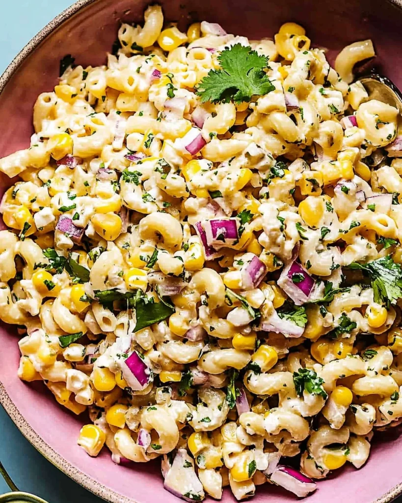 Mexican Street Corn Pasta Salad Recipe