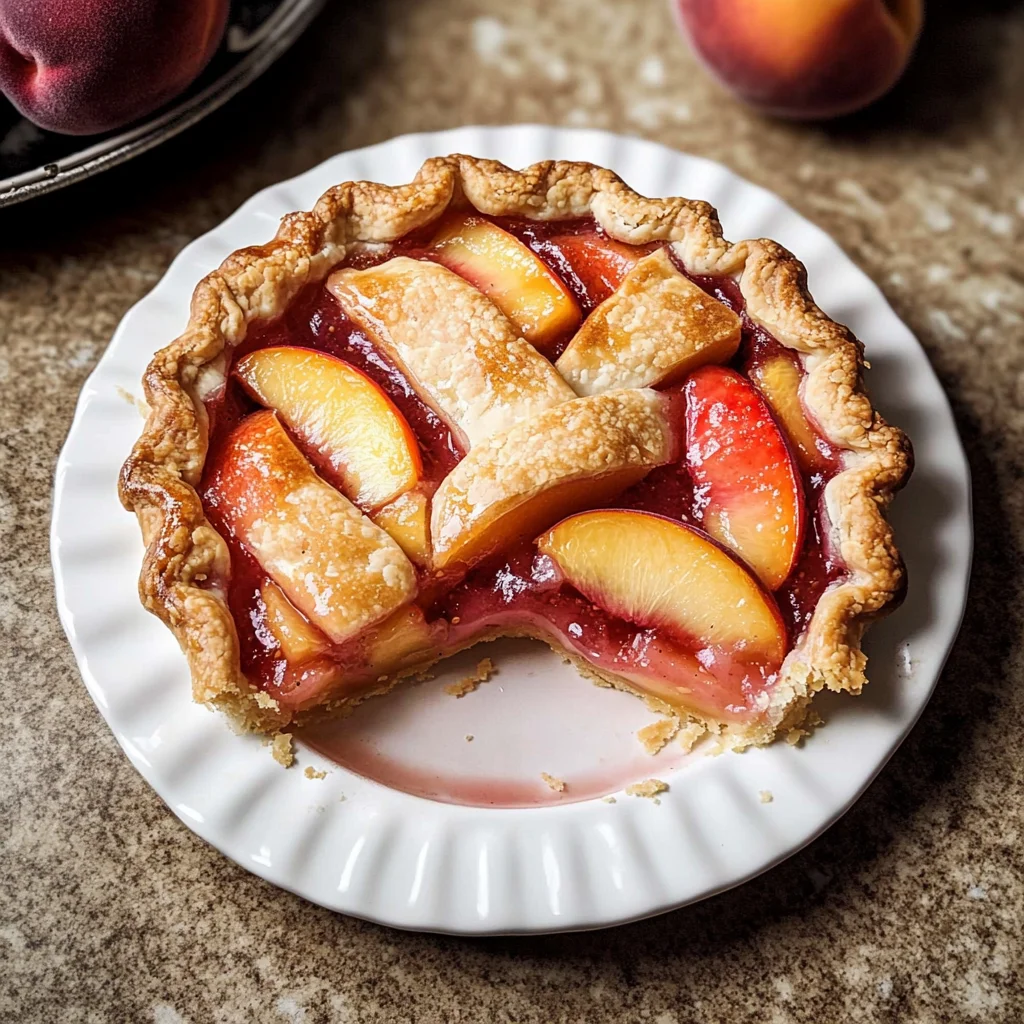 Brown Butter Strawberry Peach Pie