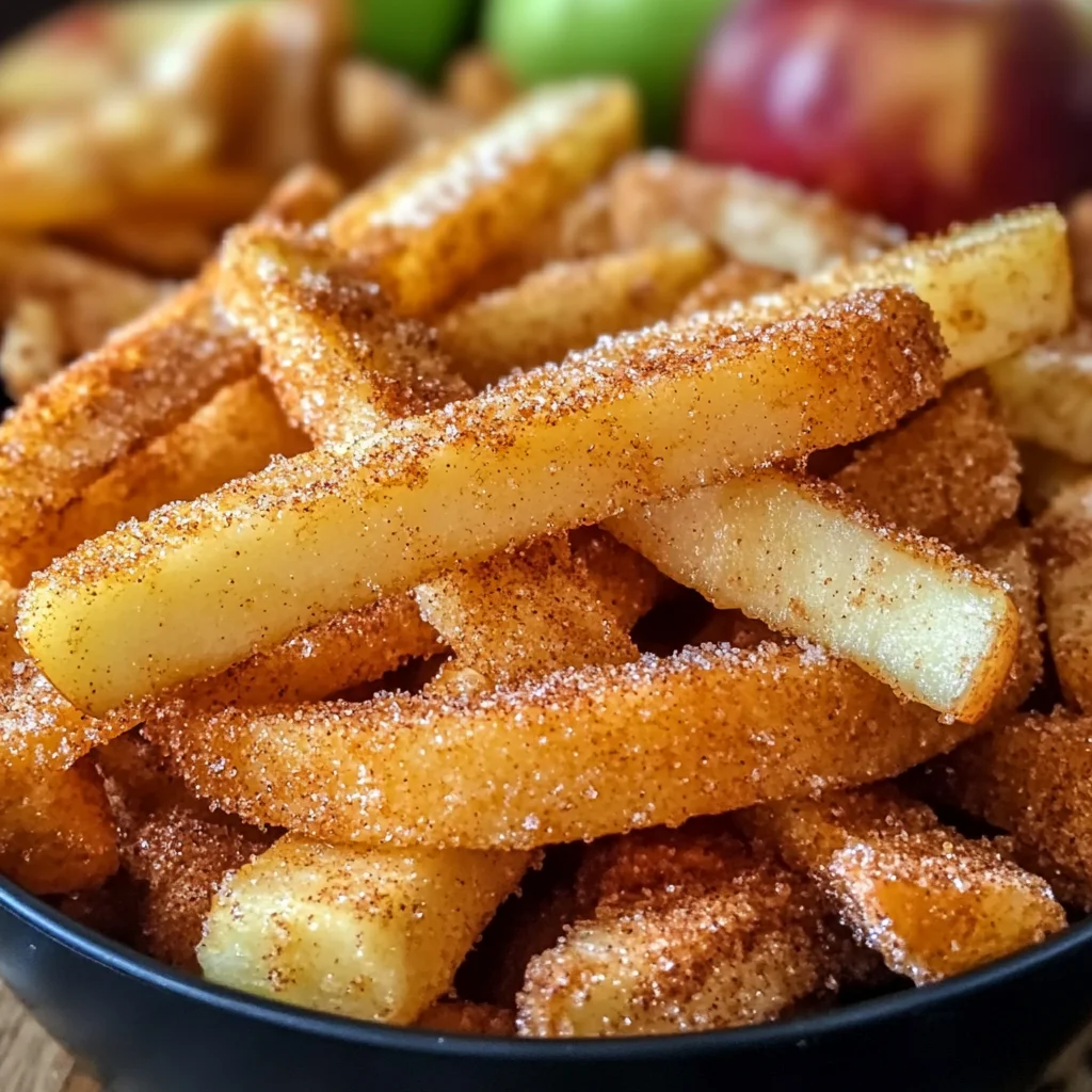 Crispy Air Fryer Apple Fries