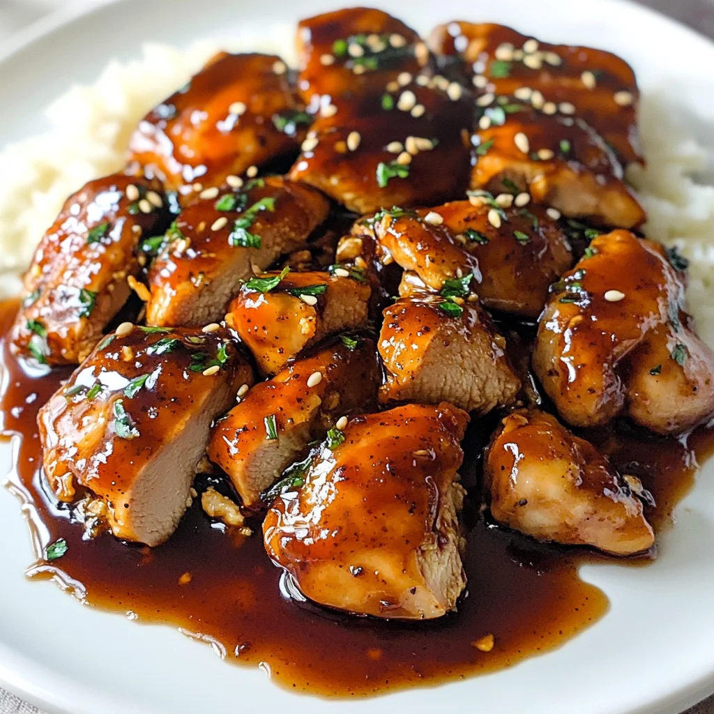 Easy Bourbon Chicken
