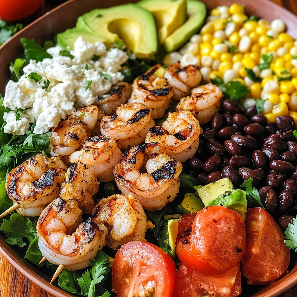 Grilled Mexican Shrimp Salad