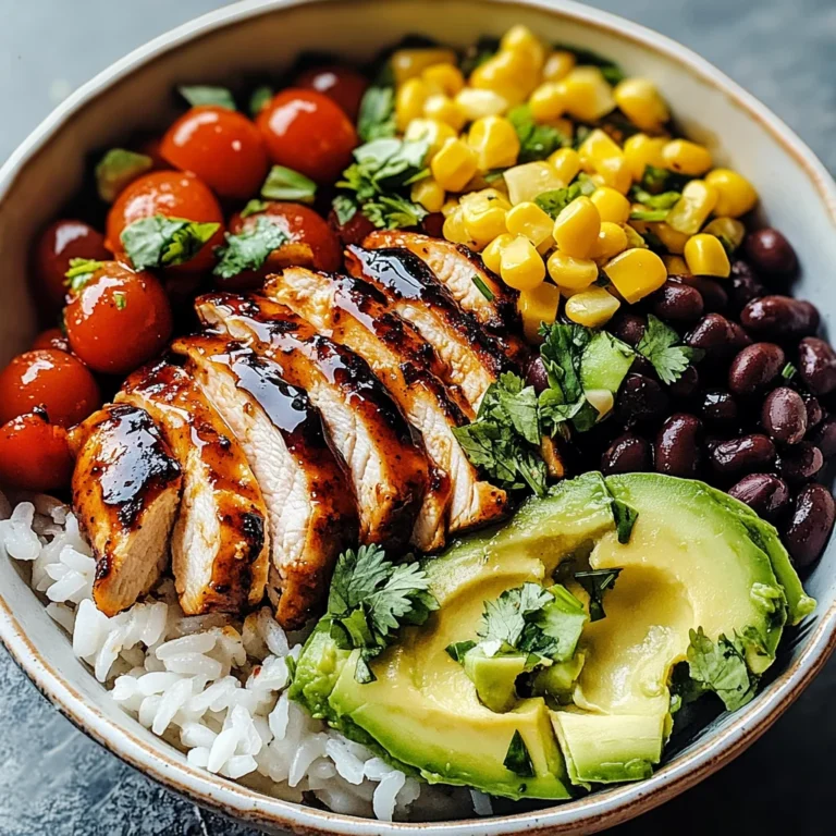 Honey Chipotle Chicken Rice Bowls
