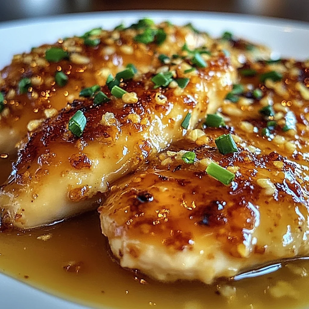 Honey Garlic Chicken Breasts