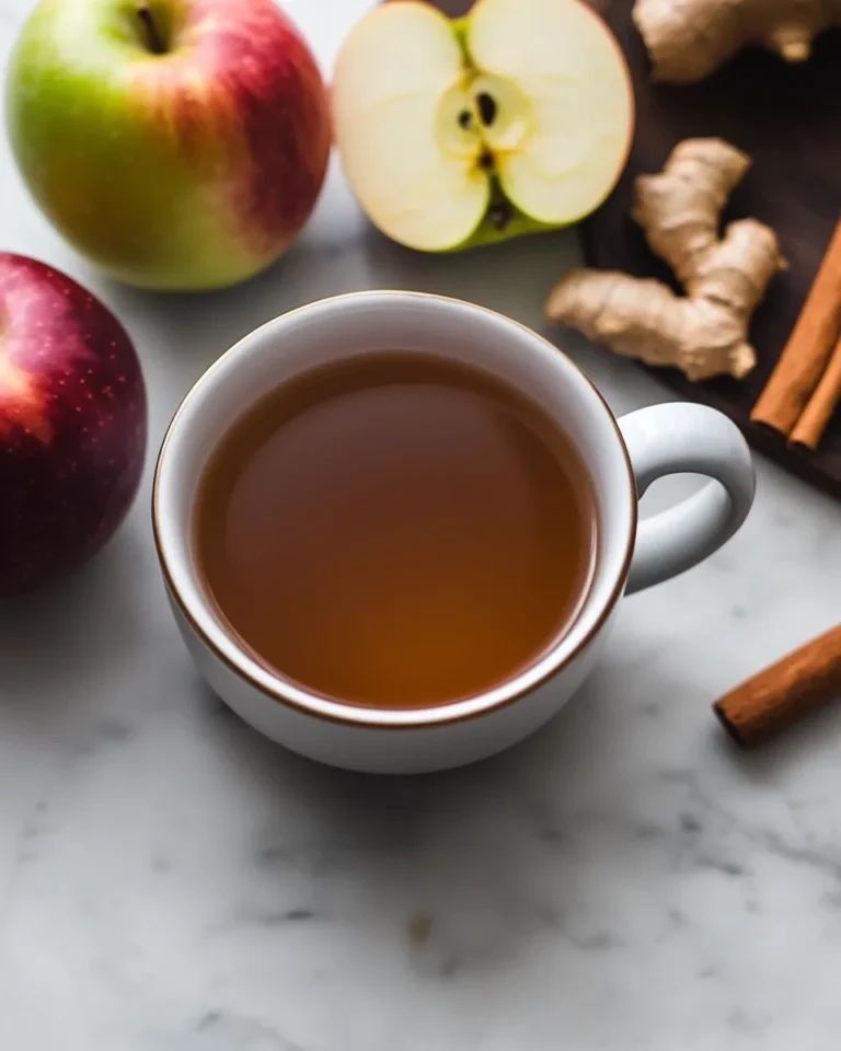 Korean Apple Tea with Ginger and Cinnamon (Saegwa Cha)