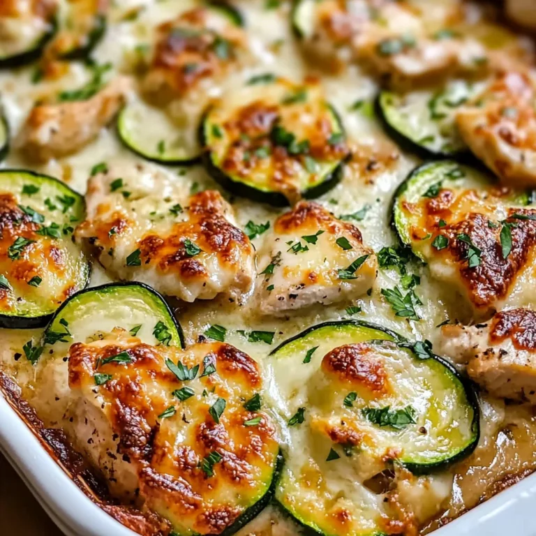 Mediterranean Chicken Zucchini Bake – Healthy, Flavorful & Easy!