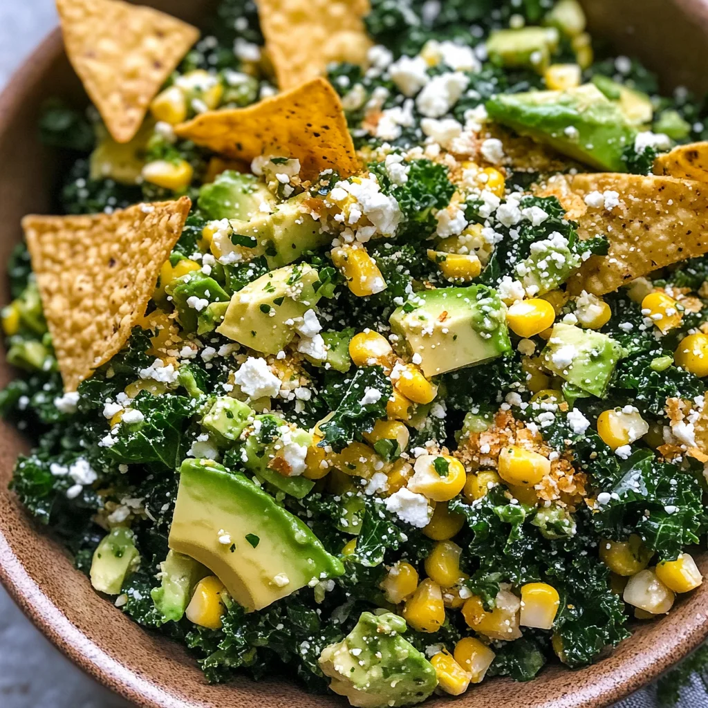 Mexican Street Corn Kale Salad