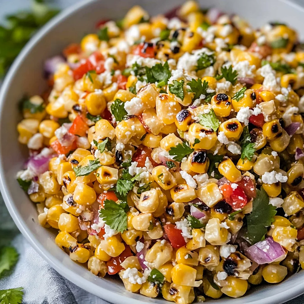 Mexican Street Corn Salad (Esquites Recipe)