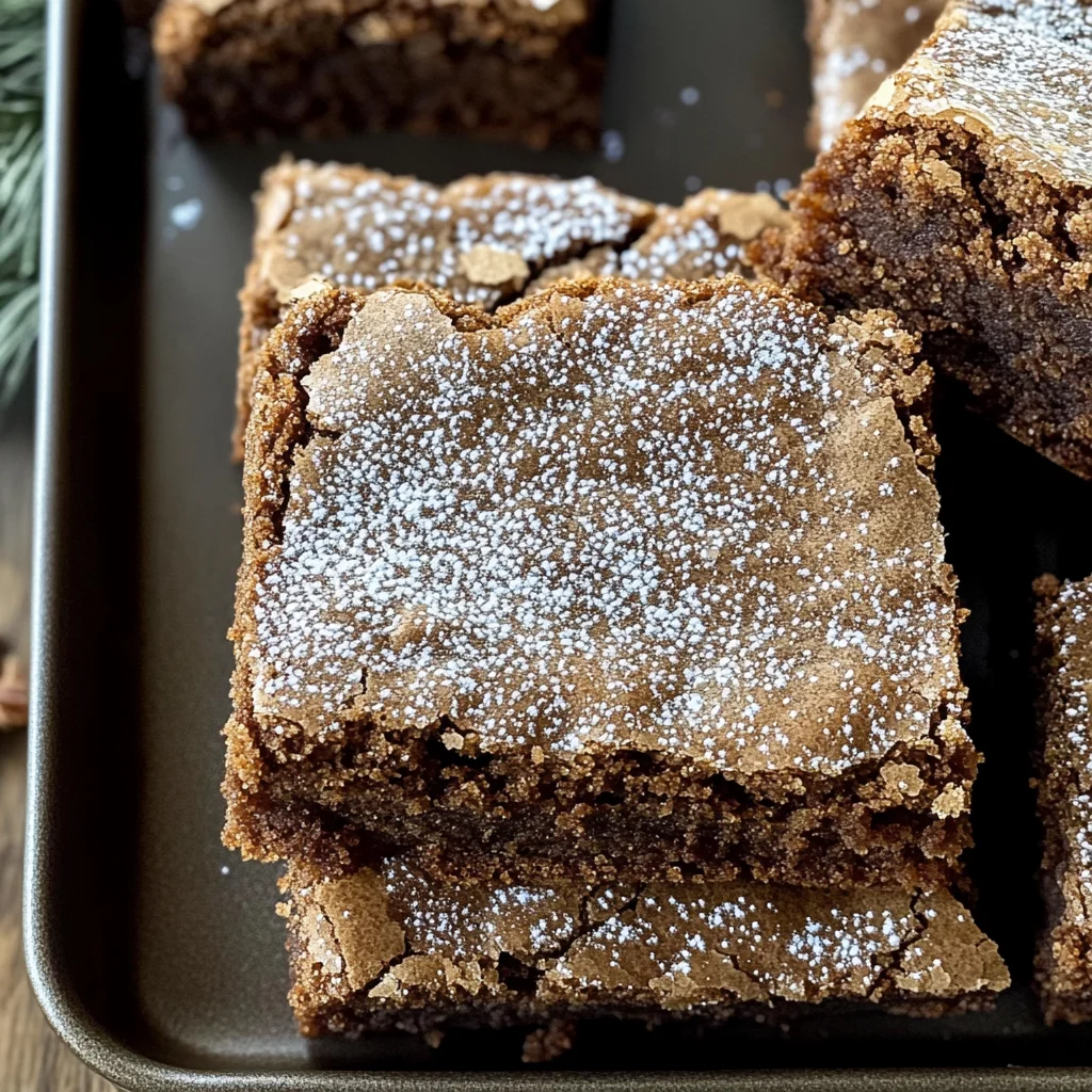 Gingerbread Brownies