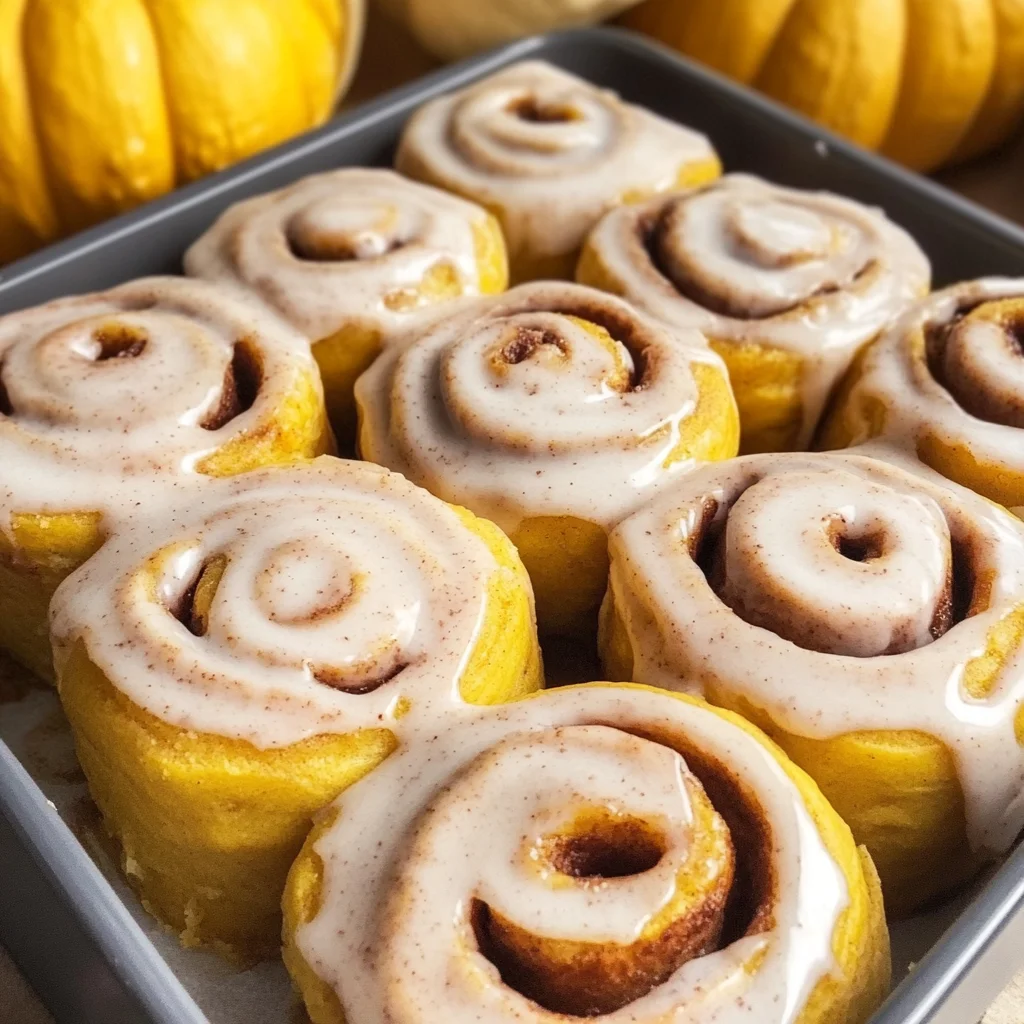 Homemade Pumpkin Chai Cinnamon Rolls